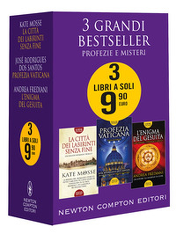 3 grandi bestseller. Profezie e misteri: La città dei labirinti senza fine-Profezia vaticana-L'enigma del gesuita - Librerie.coop 3 grandi bestseller. Profezie e misteri: La città dei labirinti senza fine-Profezia vaticana-L'enigma del gesuita - Librerie.coop
