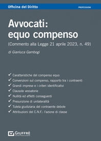 Avvocati: equo compenso - Librerie.coop