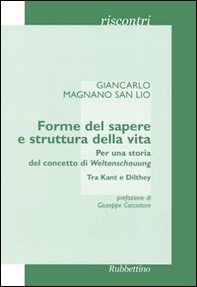 Forme del sapere e struttura della vita. Per una storia del concetto di Weltanschauung. Tra Kant e Dilthey - Librerie.coop