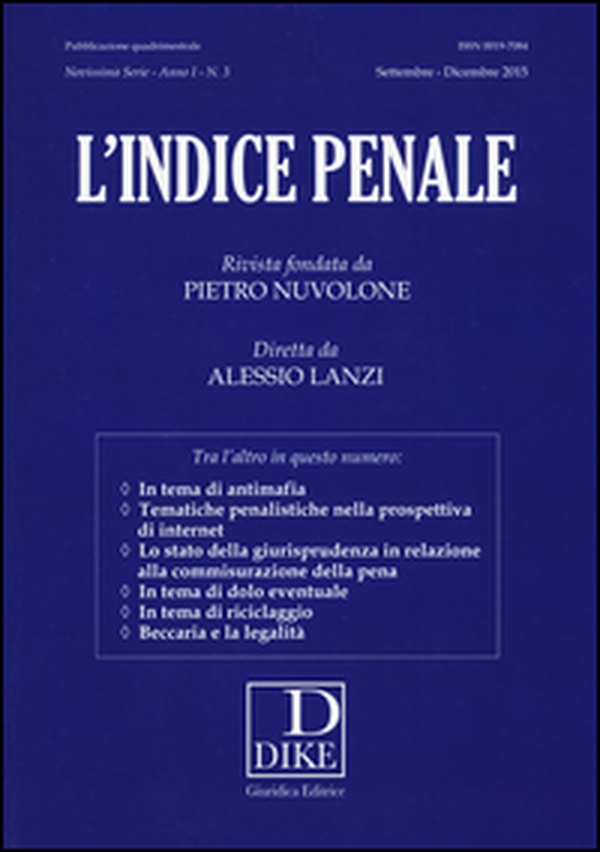 L'indice penale - Vol. 3 - Librerie.coop L'indice penale - Vol. 3 - Librerie.coop