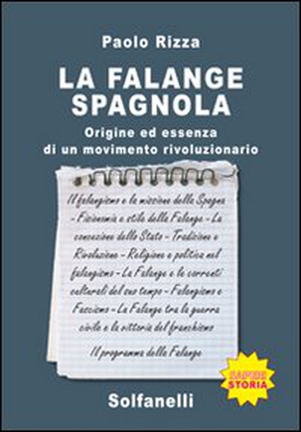 La Falange spagnola. Origine ed essenza di un movimento rivoluzionario - Librerie.coop La Falange spagnola. Origine ed essenza di un movimento rivoluzionario - Librerie.coop