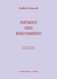 Partimenti ossia Basso numerato (Ratti, 1823). Ediz. in fac-simile - Librerie.coop