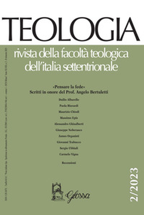 Teologia. Rivista della facoltà teologica dell'Italia settentrionale - Vol. 2 - Librerie.coop Teologia. Rivista della facoltà teologica dell'Italia settentrionale - Vol. 2 - Librerie.coop