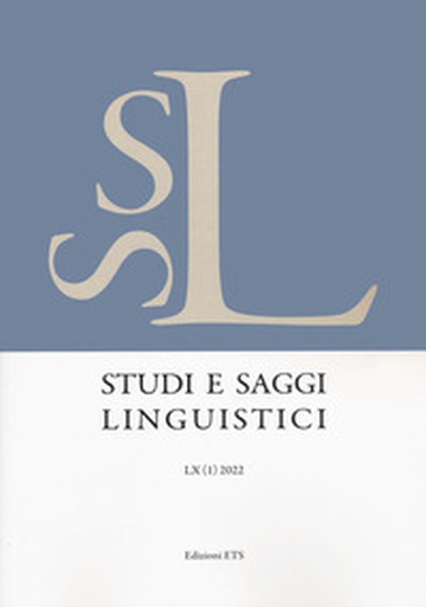 Studi e saggi linguistici - Vol. 1 - Librerie.coop Studi e saggi linguistici - Vol. 1 - Librerie.coop