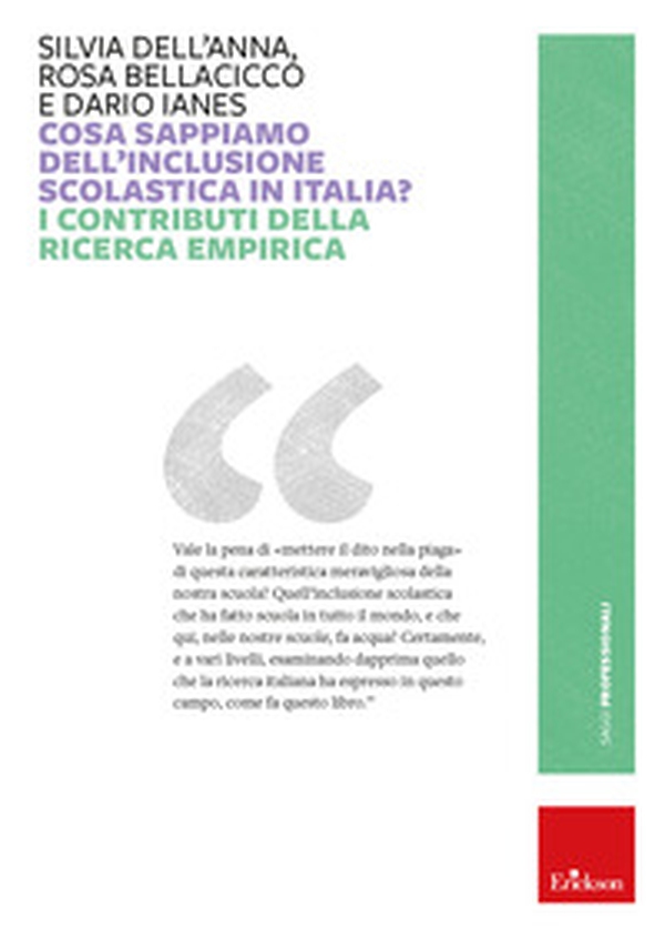 Cosa sappiamo dell'inclusione scolastica in Italia? I contributi della ricerca empirica - Librerie.coop Cosa sappiamo dell'inclusione scolastica in Italia? I contributi della ricerca empirica - Librerie.coop