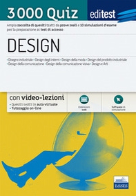 EdiTEST. Design. 3000 quiz. Raccolta di esercizi suddivisi per materia e argomento - Librerie.coop