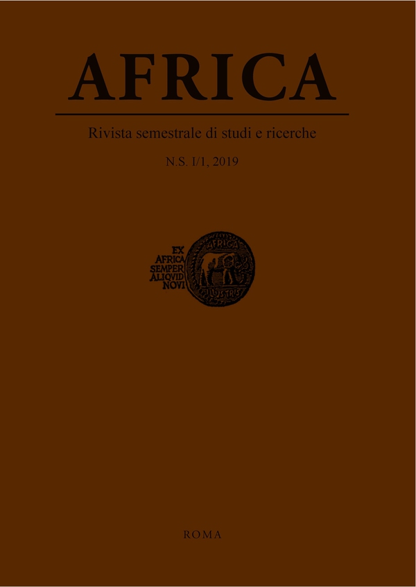 Africa. N.S. I/1,2019 - Librerie.coop Africa. N.S. I/1,2019 - Librerie.coop