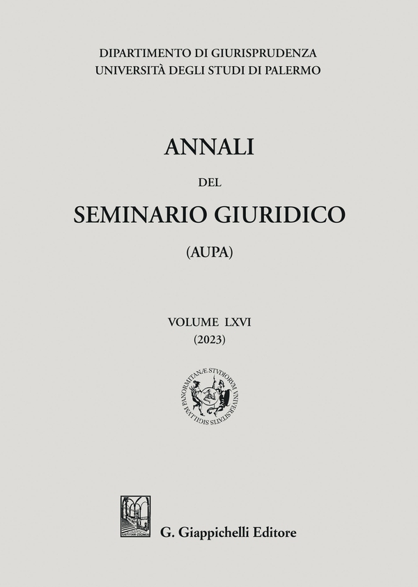Annali del seminario giuridico dell'Università di Palermo - e-Book - Librerie.coop Annali del seminario giuridico dell'Università di Palermo - e-Book - Librerie.coop
