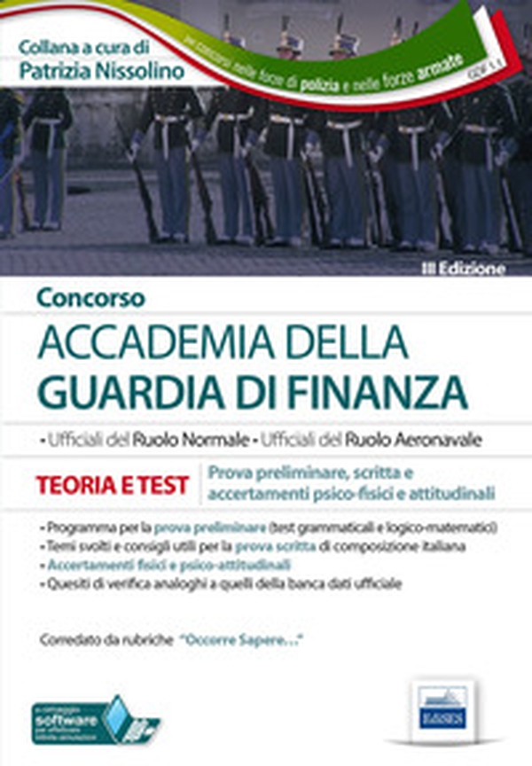 Concorso accademia della Guardia di Finanza. Prova scritta di preselezione e prova scritta di cultura generale. Teoria e test - Librerie.coop Concorso accademia della Guardia di Finanza. Prova scritta di preselezione e prova scritta di cultura generale. Teoria e test - Librerie.coop