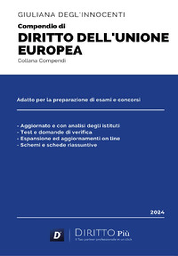 Compendio di diritto dell'Unione Europea - Librerie.coop Compendio di diritto dell'Unione Europea - Librerie.coop