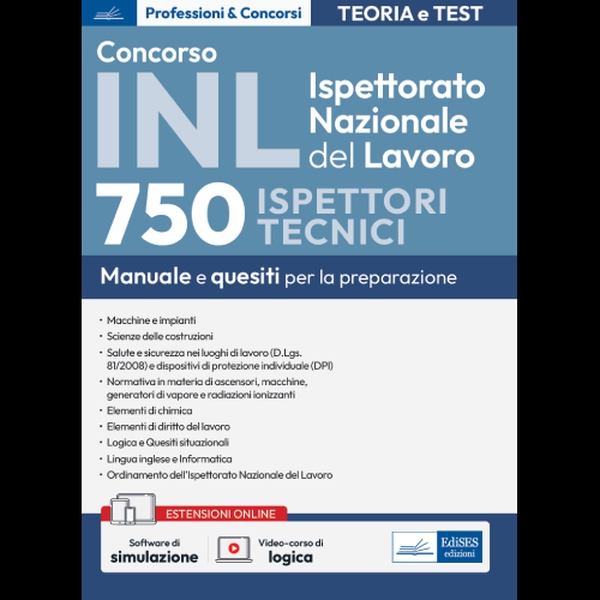 [EBOOK] Concorso Ispettorato Nazionale del Lavoro-750 Ispettori tecnici - Librerie.coop
