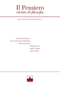 Il Pensiero (1972/1-3) - Librerie.coop