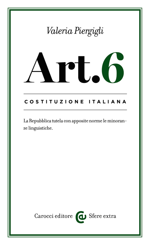 Costituzione italiana: articolo 6 - Librerie.coop
