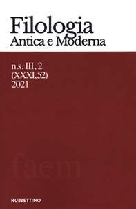 Filologia antica e moderna - Librerie.coop