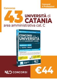 43 posti Università di Catania: concorso area amministrativa cat. C. Manuale + Quiz 2024 - Librerie.coop 43 posti Università di Catania: concorso area amministrativa cat. C. Manuale + Quiz 2024 - Librerie.coop