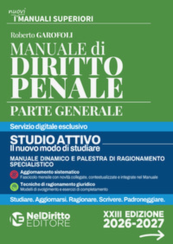Manuale superiore di diritto penale 2026-2027. Parte generale - Librerie.coop
