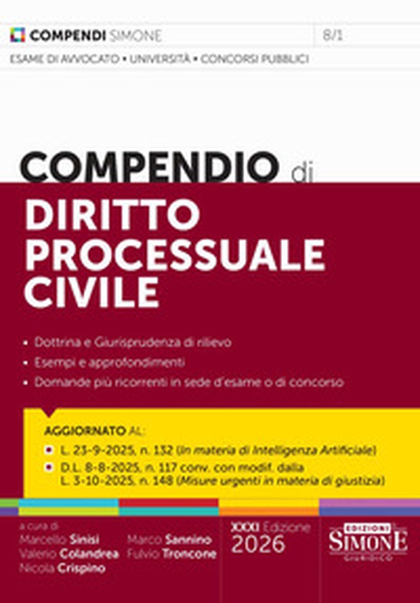 Compendio di diritto processuale civile - Librerie.coop