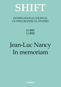 Shift. International journal of philosophical studies - Vol. 2-1 - Librerie.coop Shift. International journal of philosophical studies - Vol. 2-1 - Librerie.coop