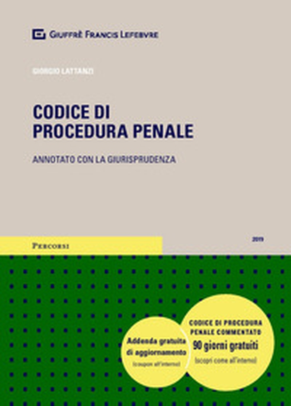 Codice di procedura penale. Annotato con la giurisprudenza - Librerie.coop Codice di procedura penale. Annotato con la giurisprudenza - Librerie.coop