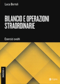 Bilancio e operazioni straordinarie. Esercizi svolti - Librerie.coop