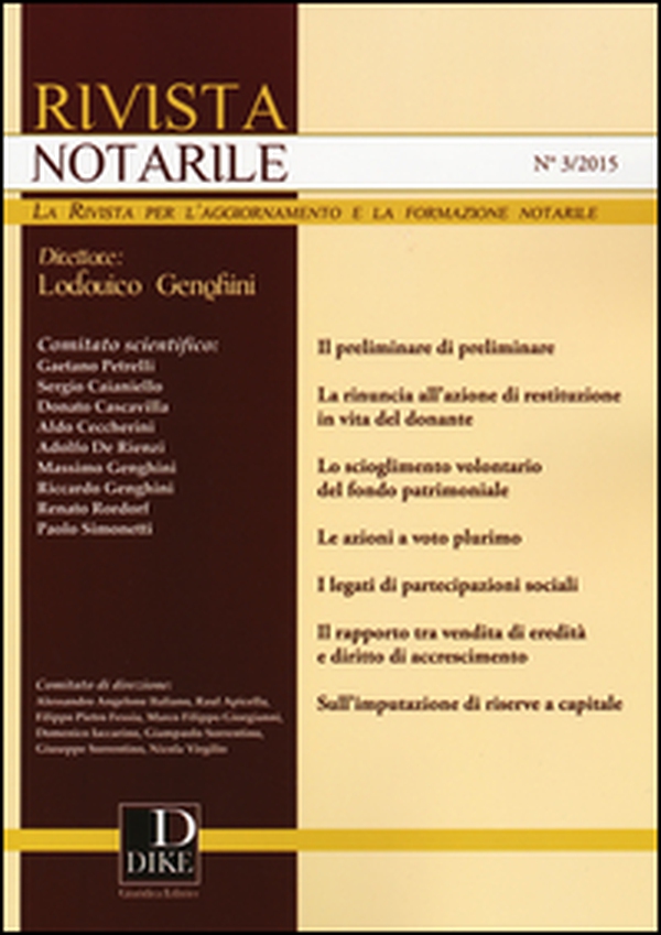 Rivista notarile - Vol. 3 - Librerie.coop Rivista notarile - Vol. 3 - Librerie.coop