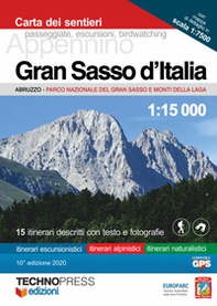 Gran Sasso d'Italia. Carta dei sentieri 1:15.000 - Librerie.coop Gran Sasso d'Italia. Carta dei sentieri 1:15.000 - Librerie.coop
