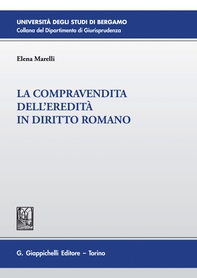 La compravendita dell'eredità in diritto romano- e-Book - Librerie.coop