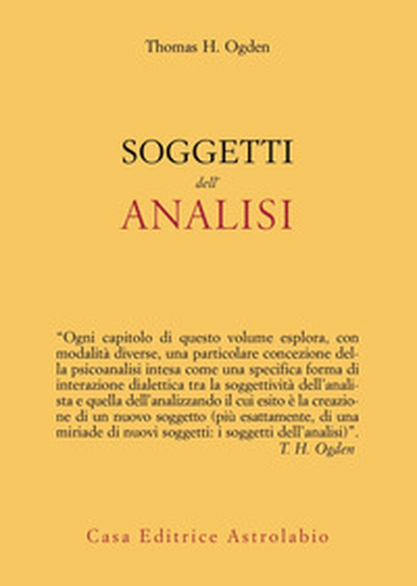 Soggetti dell'analisi - Librerie.coop Soggetti dell'analisi - Librerie.coop