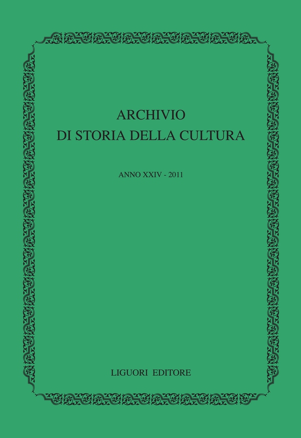 Archivio di storia della cultura - Librerie.coop Archivio di storia della cultura - Librerie.coop