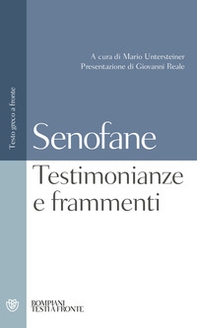 Testimonianze e frammenti. Testo greco a fronte - Librerie.coop
