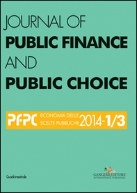 Journal of public finance and public choice (2014) vol. 1-3 - Librerie.coop