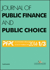 Journal of public finance and public choice (2014) vol. 1-3 - Librerie.coop Journal of public finance and public choice (2014) vol. 1-3 - Librerie.coop