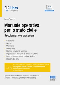 Manuale operativo per lo stato civile. Regolamento e procedure - Librerie.coop