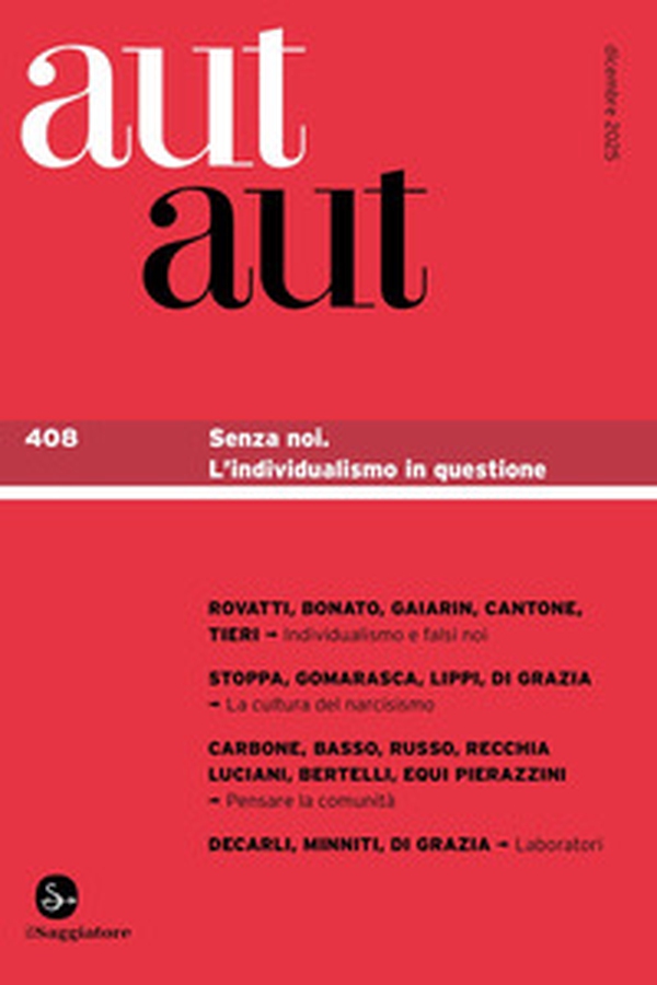 Aut aut - Vol. 408 - Librerie.coop