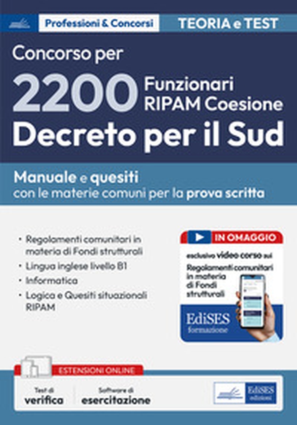 Concorso 2200 funzionari RIPAM coesione. Materie comuni a tutti i profili per la prova scritta - Librerie.coop Concorso 2200 funzionari RIPAM coesione. Materie comuni a tutti i profili per la prova scritta - Librerie.coop