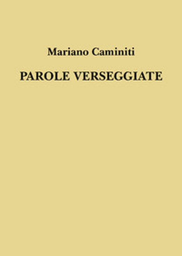 Parole verseggiate - Librerie.coop Parole verseggiate - Librerie.coop
