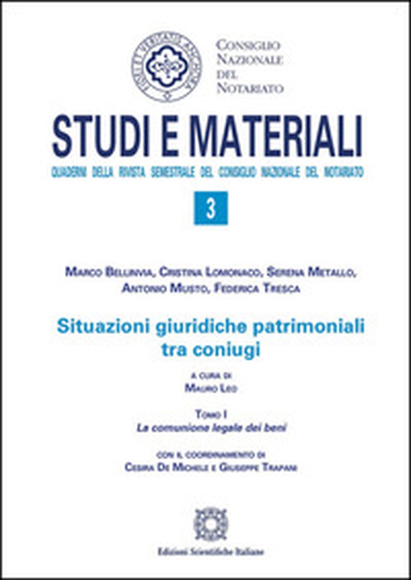 Situazioni giuridiche patrimoniali tra coniugi - Vol. 1 - Librerie.coop Situazioni giuridiche patrimoniali tra coniugi - Vol. 1 - Librerie.coop