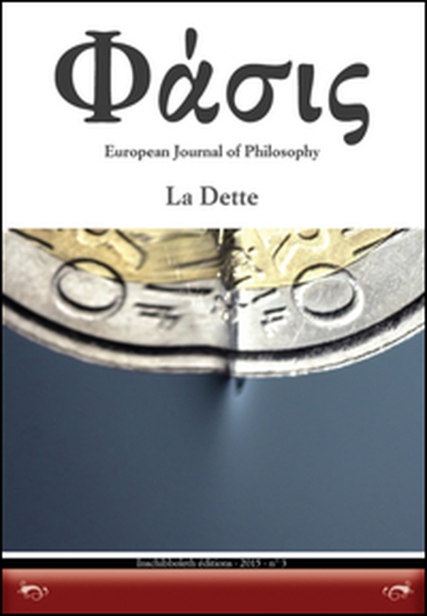 Phàsis. European journal of philosophy. Ediz. italiana e inglese - Vol. 3 - Librerie.coop