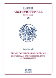Esame, controesame, riesame. Prova penale: dal predibattimento al dibattimento - Librerie.coop