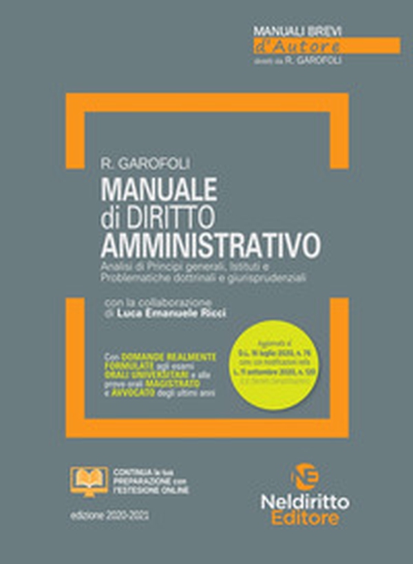 Manuale di diritto amministrativo - Librerie.coop Manuale di diritto amministrativo - Librerie.coop