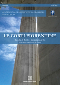 Le corti fiorentine. Rivista di diritto e procedura civile - Vol. 2 - Librerie.coop