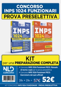 Kit. Concorso INPS 1024 funzionari Progettazione, erogazione e controllo dei servizi (PECS). Manuale di teoria + Eserciziario per la prova preselettiva - Librerie.coop