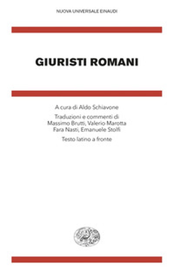 Giuristi romani. Testo latino a fronte - Librerie.coop Giuristi romani. Testo latino a fronte - Librerie.coop