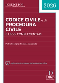 Codice civile e di procedura civile e leggi complementari 2026 - Librerie.coop
