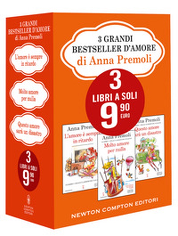 3 grandi bestseller d'amore di Anna Premoli: Non ho tempo per amarti-Un imprevisto chiamato amore-È solo una storia d'amore - Librerie.coop 3 grandi bestseller d'amore di Anna Premoli: Non ho tempo per amarti-Un imprevisto chiamato amore-È solo una storia d'amore - Librerie.coop