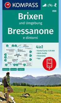 Carta escursionistica n. 050. Bressanone e dintorni 1:25.000. Ediz. italiana, tedesca, francese e inglese - Librerie.coop