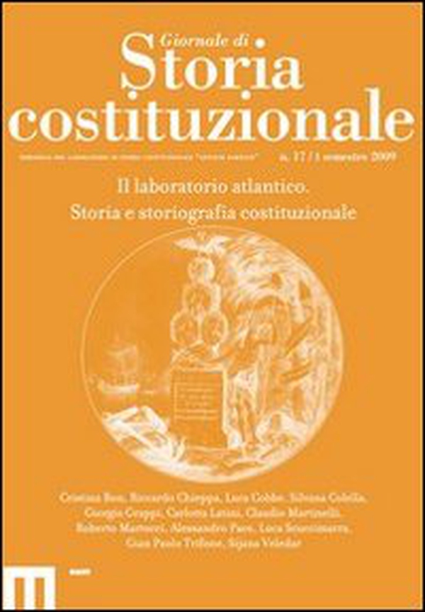 Giornale di storia costituzionale. Primo semestre 2009 - Vol. 17 - Librerie.coop Giornale di storia costituzionale. Primo semestre 2009 - Vol. 17 - Librerie.coop