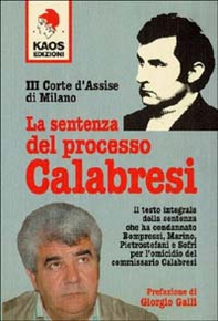 La sentenza del processo Calabresi - Librerie.coop