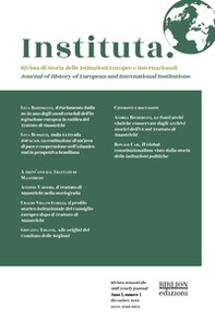 Instituta. Rivista di Storia delle istituzioni europee e internazionali - Vol. 2 - Librerie.coop