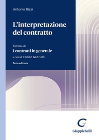L’interpretazione del contratto - Librerie.coop